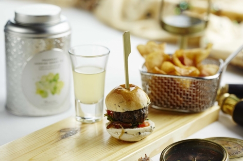 Fragrant Green tea & jasmine burger Fragrant Green tea & jasmine burger