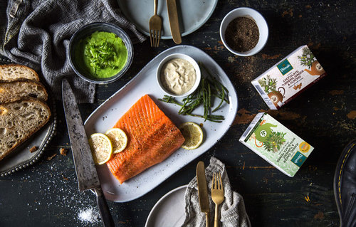 Ceylon Single Region Tea with Natural Cinnamon, Orange & Honey Glazed Ocean Trout Ceylon Single Region Tea with Natural Cinnamon, Orange & Honey Glazed Ocean Trout