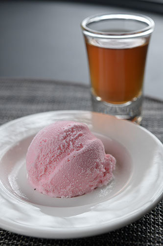 Single Estate Assam paired with strawberry ice cream