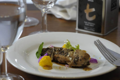 The Original Earl Grey Tea With Chicken a la Dilmah Lime and orange infused and Earl Grey marinated chicken breast
