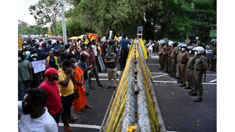 Protests in Sri Lanka are a strong...