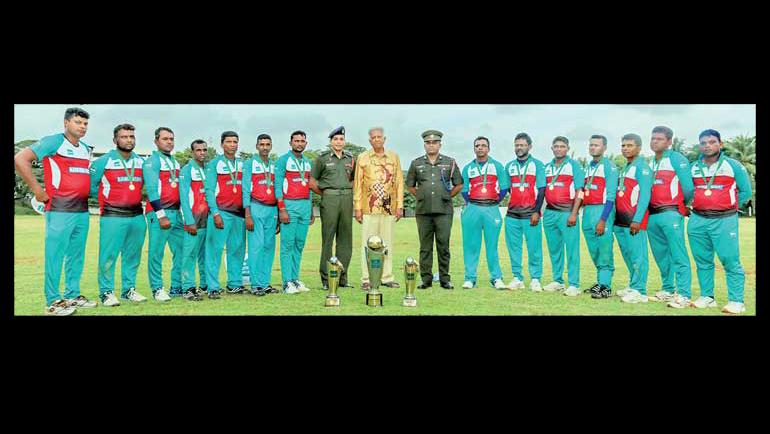 Army Blind Cricketers Win 'Dilmah' Trophy