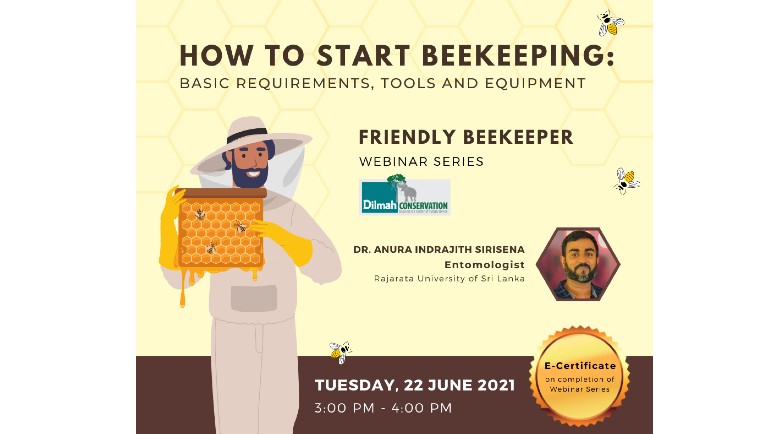 Beekeeping with Dr. Anura Indrajith Sirisena