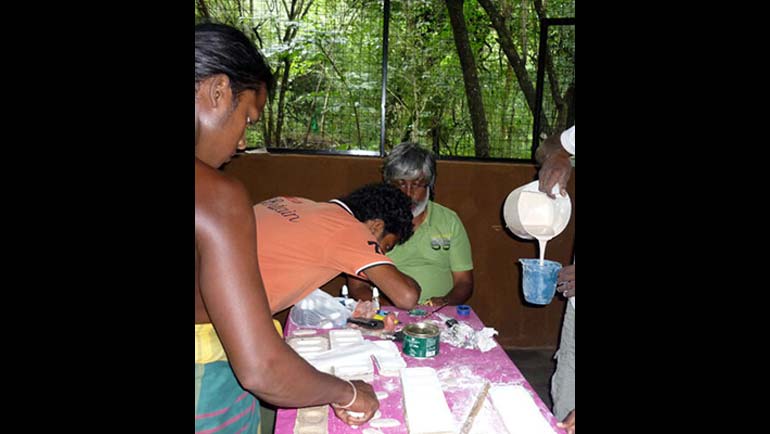 The Veddah Community benefits through Handicraft and Pottery Centre