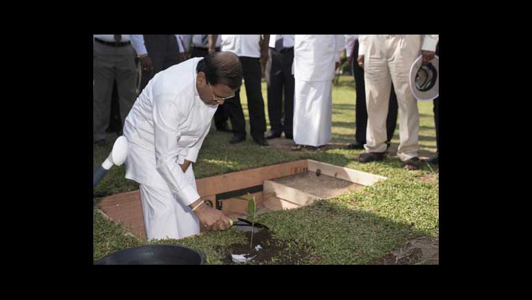 President Sirisena inaugurates Dilmah Conservation One Earth,  Sri Lanka's First Urban Arboretum
