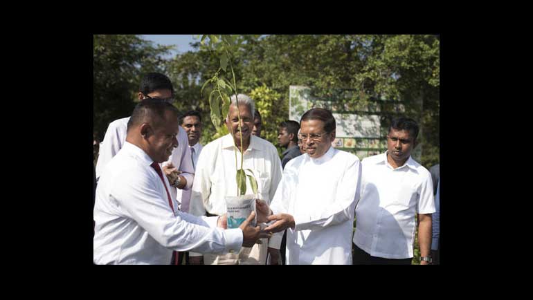 President Sirisena inaugurates Dilmah Conservation One Earth,  Sri Lanka's First Urban Arboretum