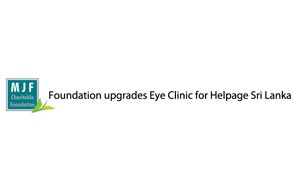 Foundation upgrades Eye Clinic for HelpAge Sri...