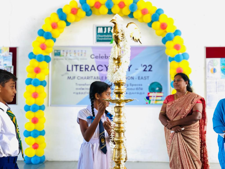 Literacy Day Celebrations in MJF Centre East