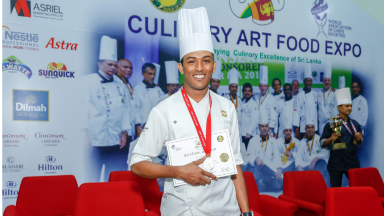 Asela, a former MJF Kid, shone bright at the Culinary Art Food Expo 2023!