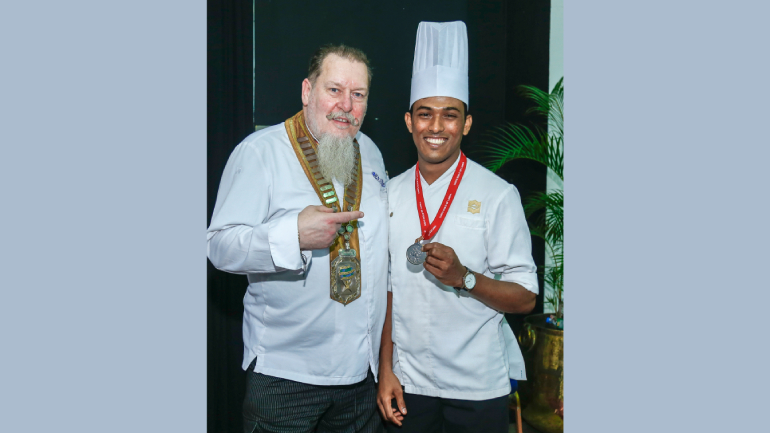 Asela, a former student at the MJF Kids Centre now turned talented Commis Chef, secured...