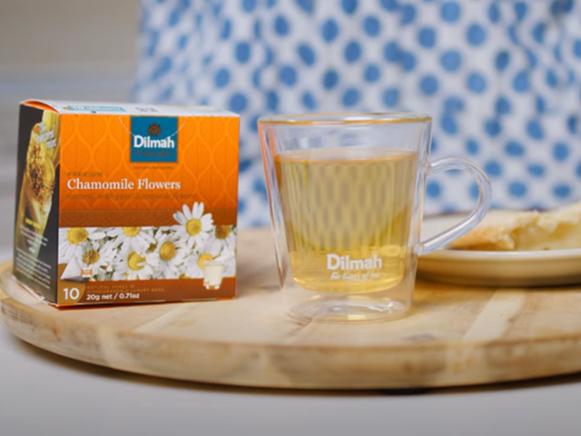 Calming Chamomile Flowers paired with Apple Pie | Tea Inspired...