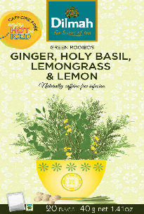 Green Rooibos Ginger, Holy Basil, Lemongrass & Lemon