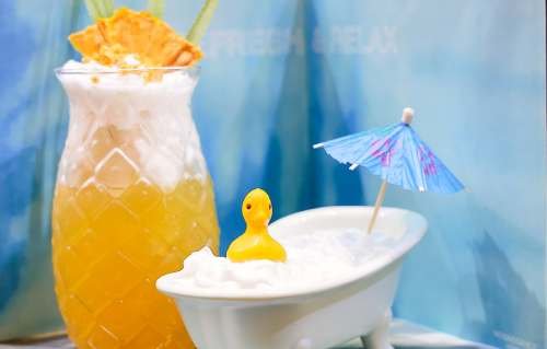 Pina Fantasy Highball and Pina Colada