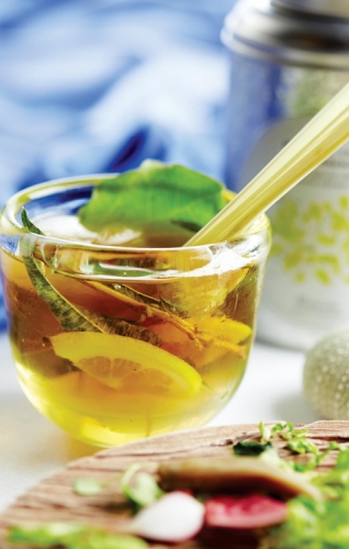 NATURAL LEMON VERBENA INFUSION MOCKTAIL