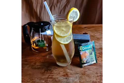Dilmah Peppermint Iced Tea with Lemon