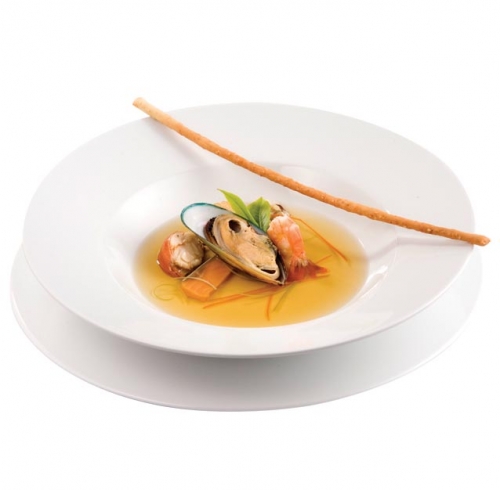 Seafood and Camomile Bouillon