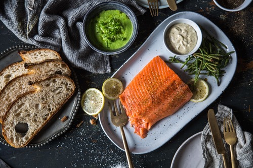 Founder's Anniversary Reserve Tea with Natural Cinnamon, Orange & Honey Glazed Ocean Trout