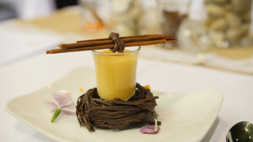 Ginger Stick bundle with Lemon Curd in a Chocolate Nest
