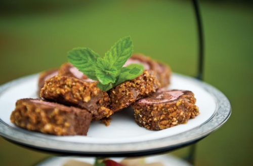 Rosehip & Hibiscus Infused Raspberry Chocolate Swiss Roll