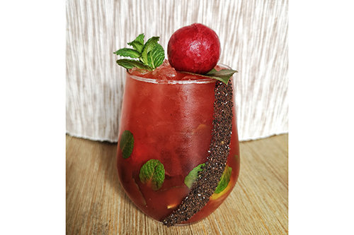 Virgin Strawberry Tea Mojito