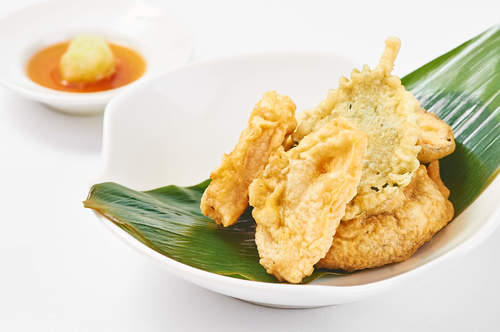 Vegetable Tempura – Green Tea with Jasmine Flowers