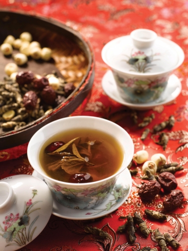 Wedding Tea t-Series Jade Butterfly Handmade White Tea with Lotus Seeds, Longans & Red Dates