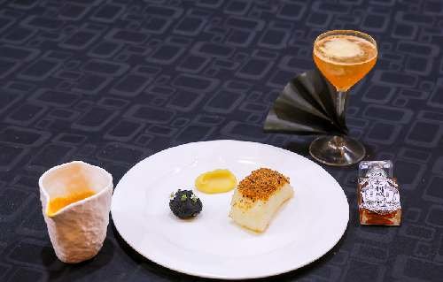 Amber Sparks paired with Buttery Toothfish