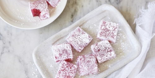 Rose with French Vanilla Turkish Delight
