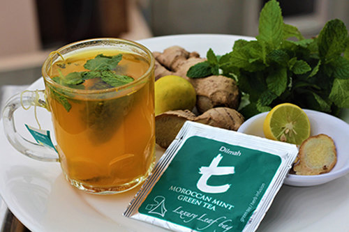 Minty Turmeric Tea