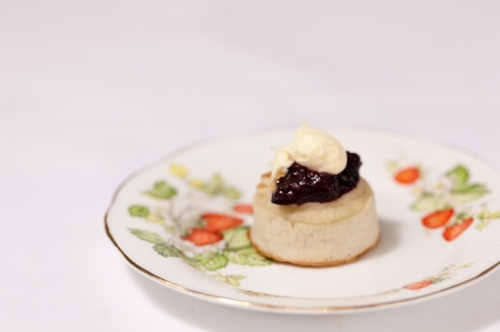 Crumpets with Tamarillo Compote and Mascarpone