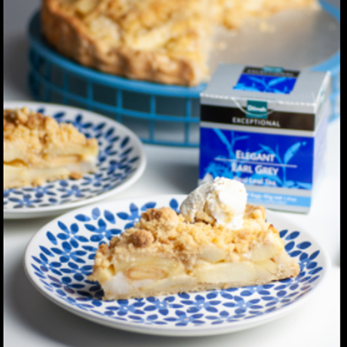 Earl Grey Infused Apple Crumb Pie Recipe